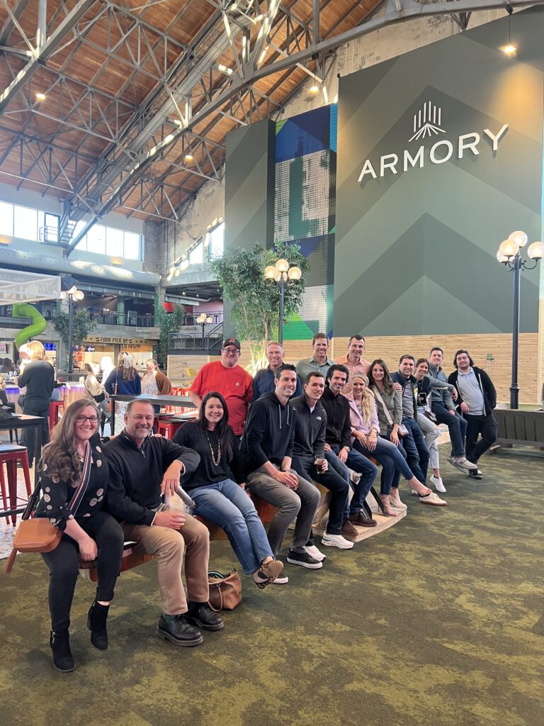 The STL team at the Armory having a blast!